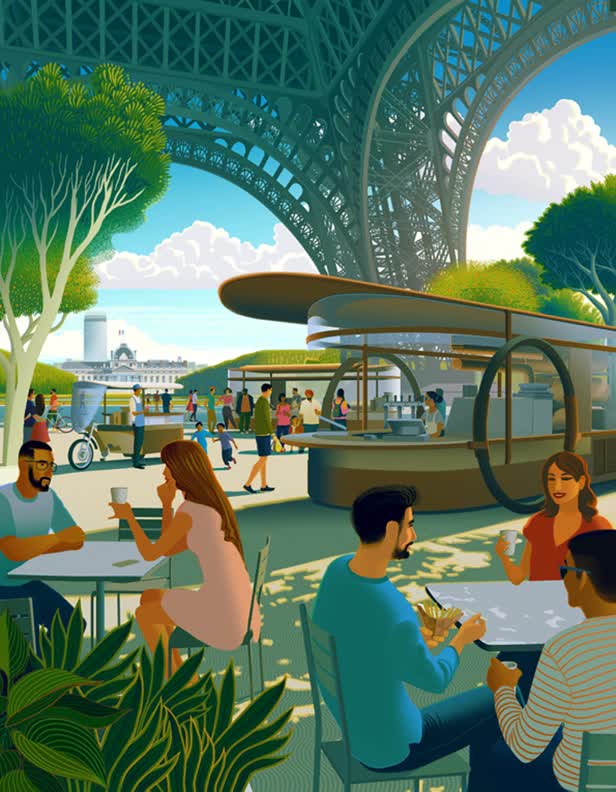 Redesign / Eiffel Tower Restaurant