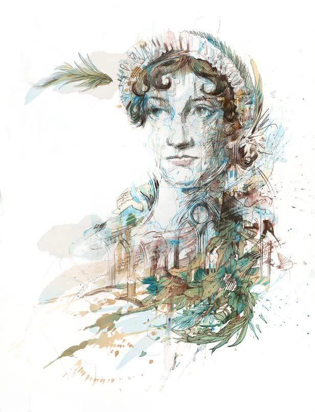 Jane Austen portrait / English Heritage Magazine