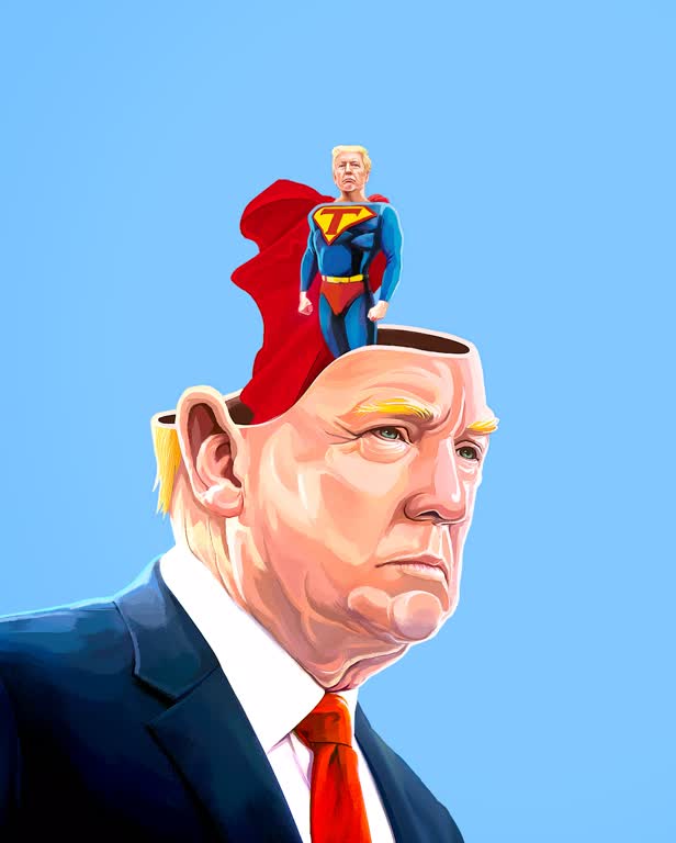 Delusional Trump / Personal work