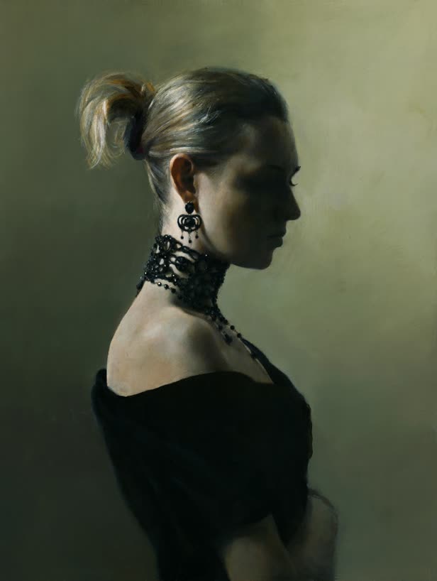 Emily with Beaded Choker III