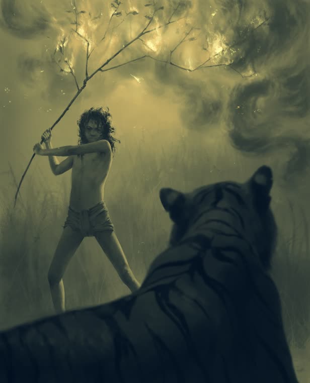 Mowgli and Shere Khan / Personal work