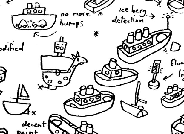 Brainstorm Hand Drawn Boats
