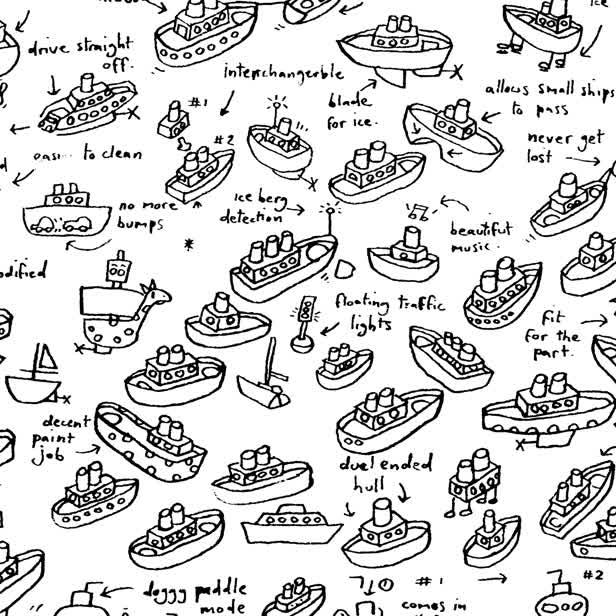 Brainstorm Hand Drawn Boats