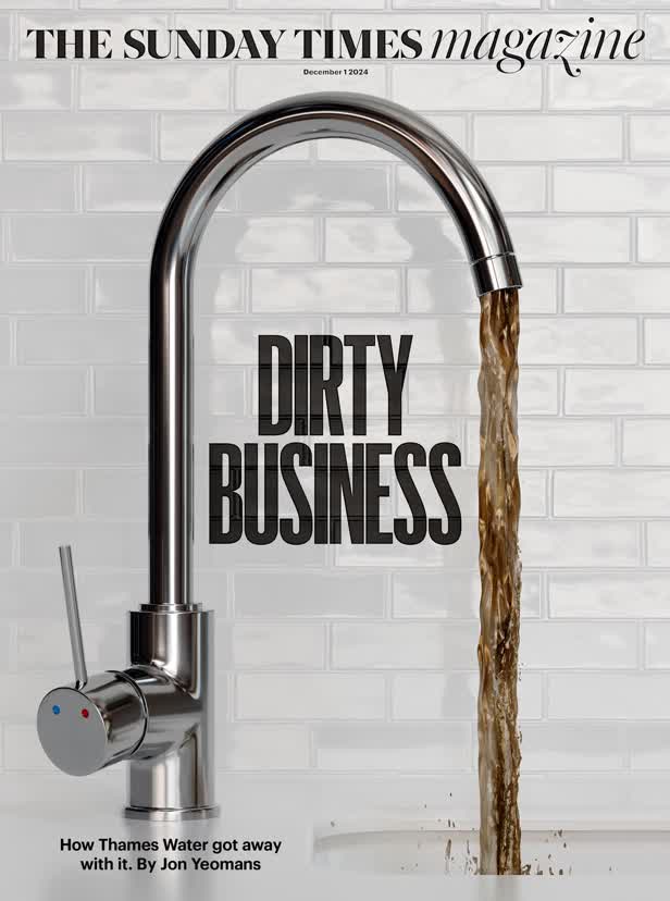 Dirty water business cover / The Sunday Times