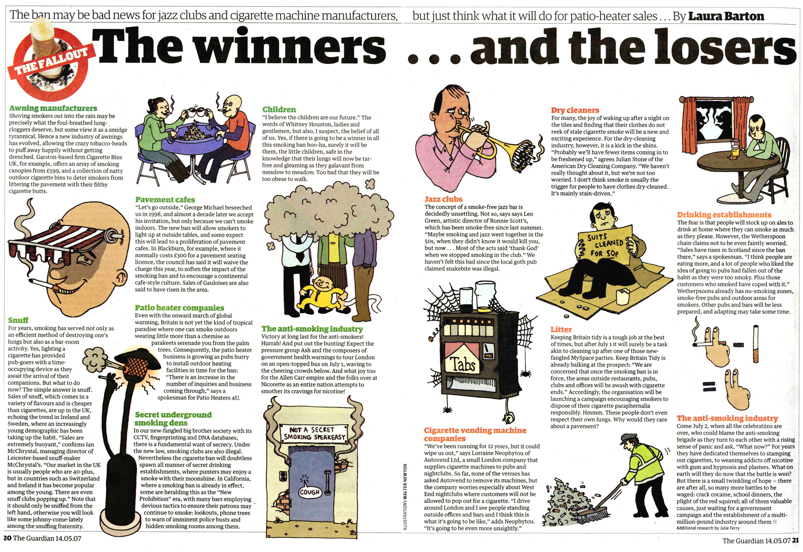Winners And Losers Of The Smoking Ban DPS / The Guardian