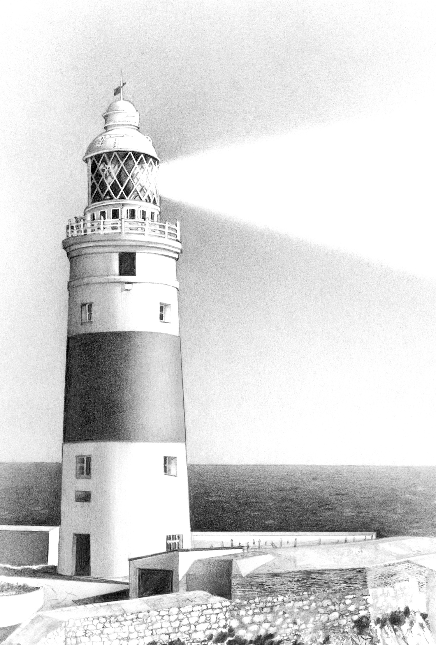 Lighthouse With Beam