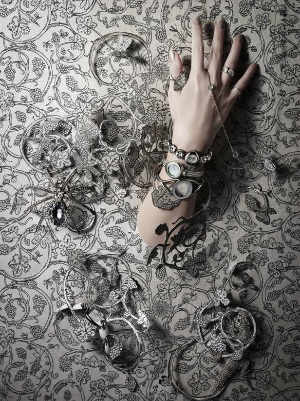 Stylist Watches Hand