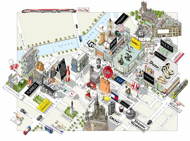 Map of Manchester / Vogue