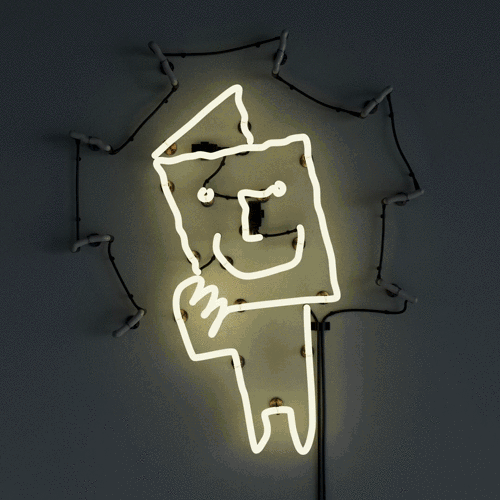 Coverjunkie logo neon