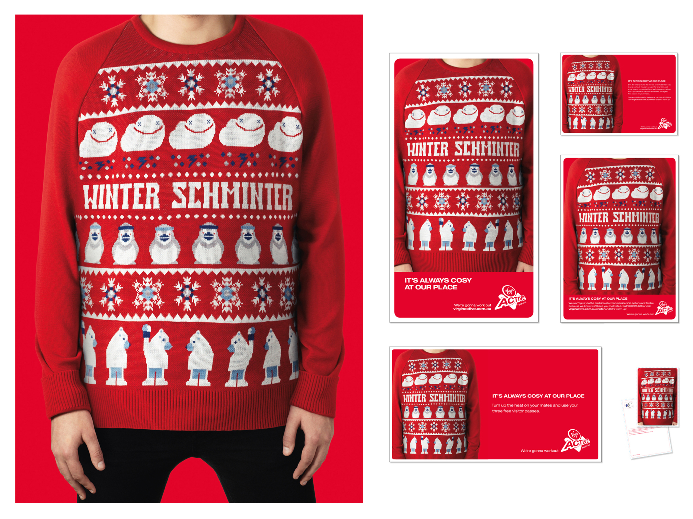 Virgin Active Winter Schminter Christmas Jumper