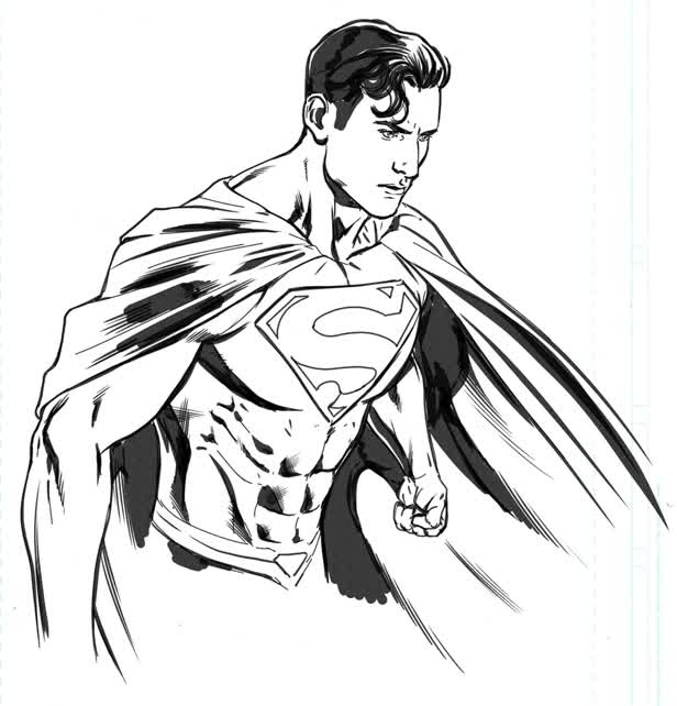 Action Comics / Cover 988 Figure Sketch 2