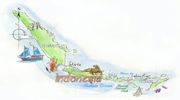 Indonesia Map Conde Nast Traveller