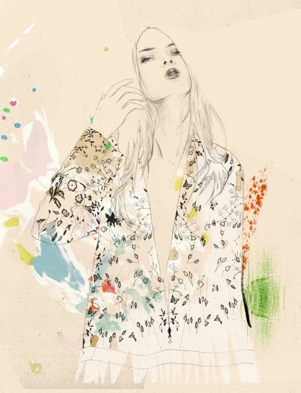 Baku Magazine Chloe Fashion Illustration 4