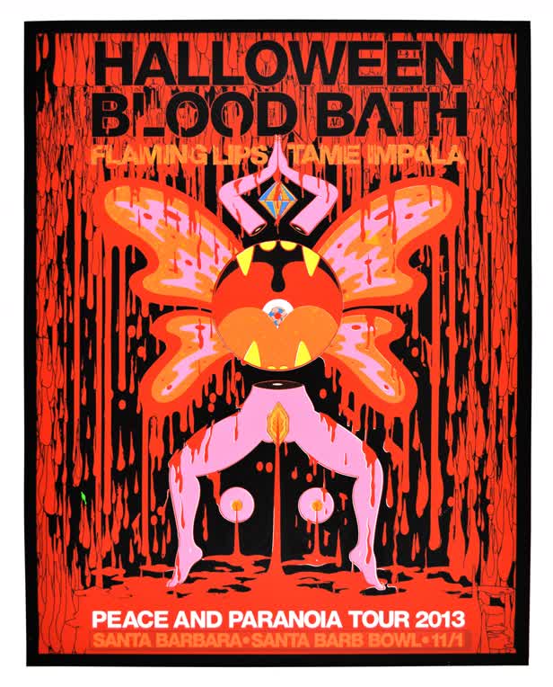 Halloween Blood Bath Poster