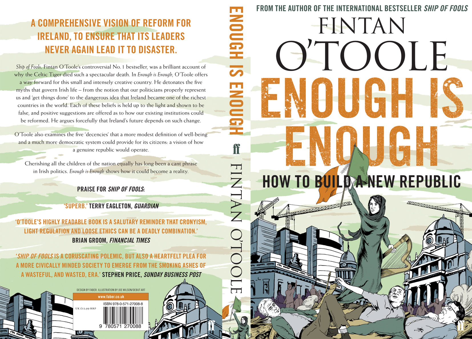 Fintan O'Toole Book Cover - Enough Is Enough