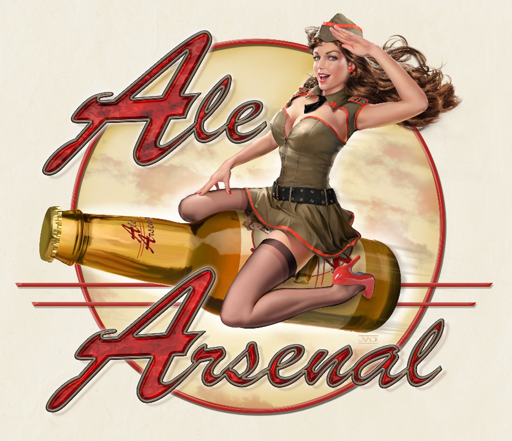 Ale Arsenal Pin-Up
