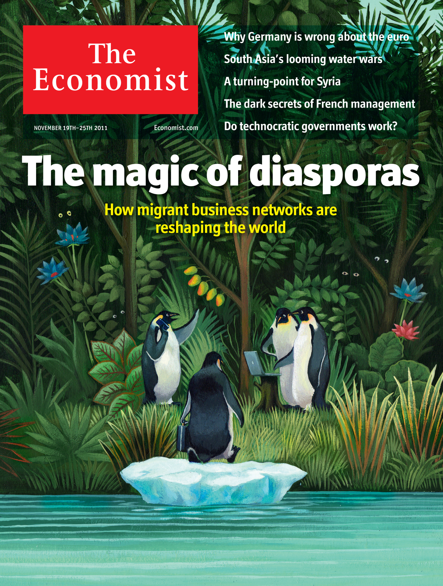 Penguins Magic of Diasporas / The Economist