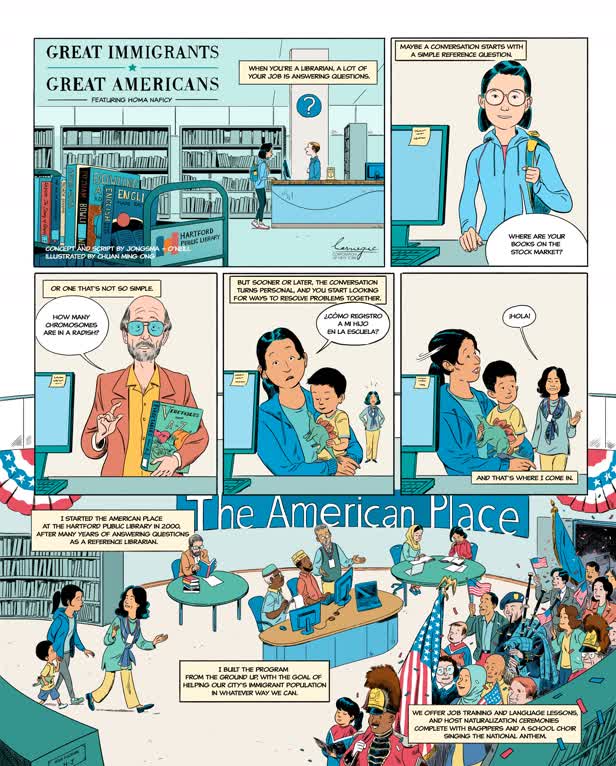 Homa Naficy / Great Immigrants Great Americans / Carnegie Corporation of New York