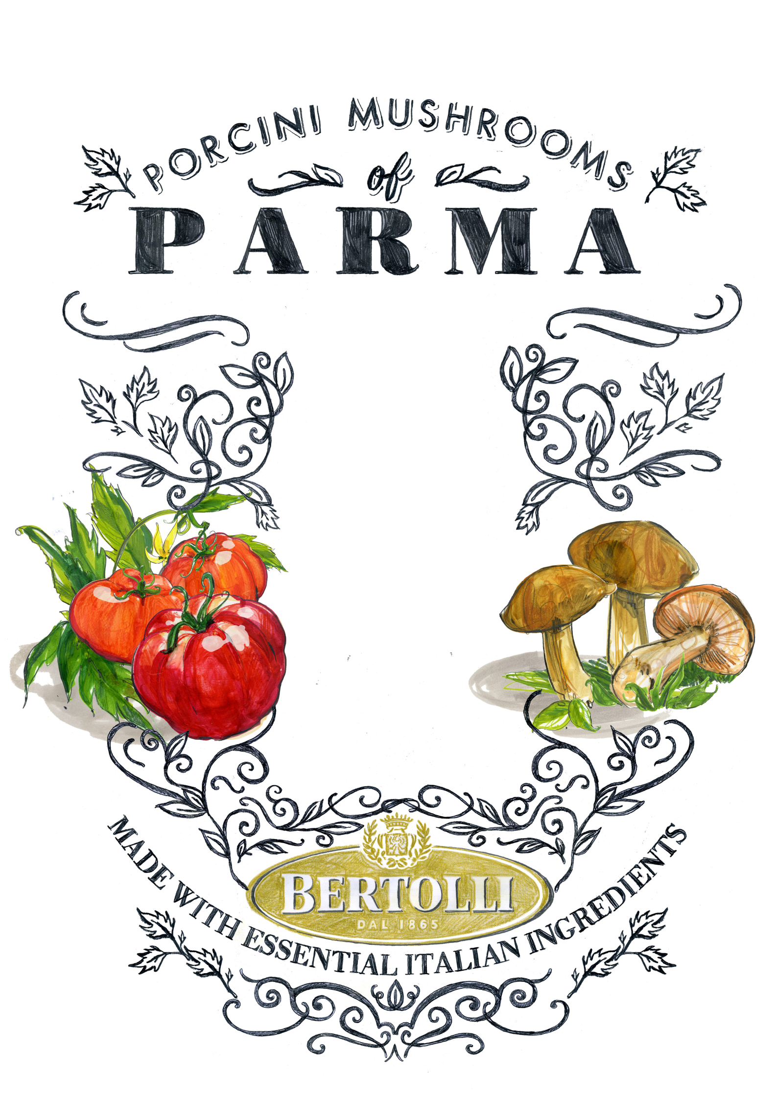Parma Tomatoes Mushrooms Pasta Sauce Mother Advert Bertolli