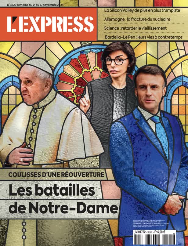 Re-opening Notre Dame cover / L'Express Magazine