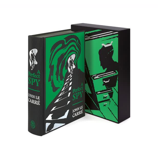 A Perfect Spy_Book and Sleeve_Bound in screen-printed and blocked buckram_Folio Society.jpg