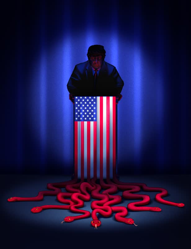 Slow Burn Authoritarianism Intro Page / The New Republic