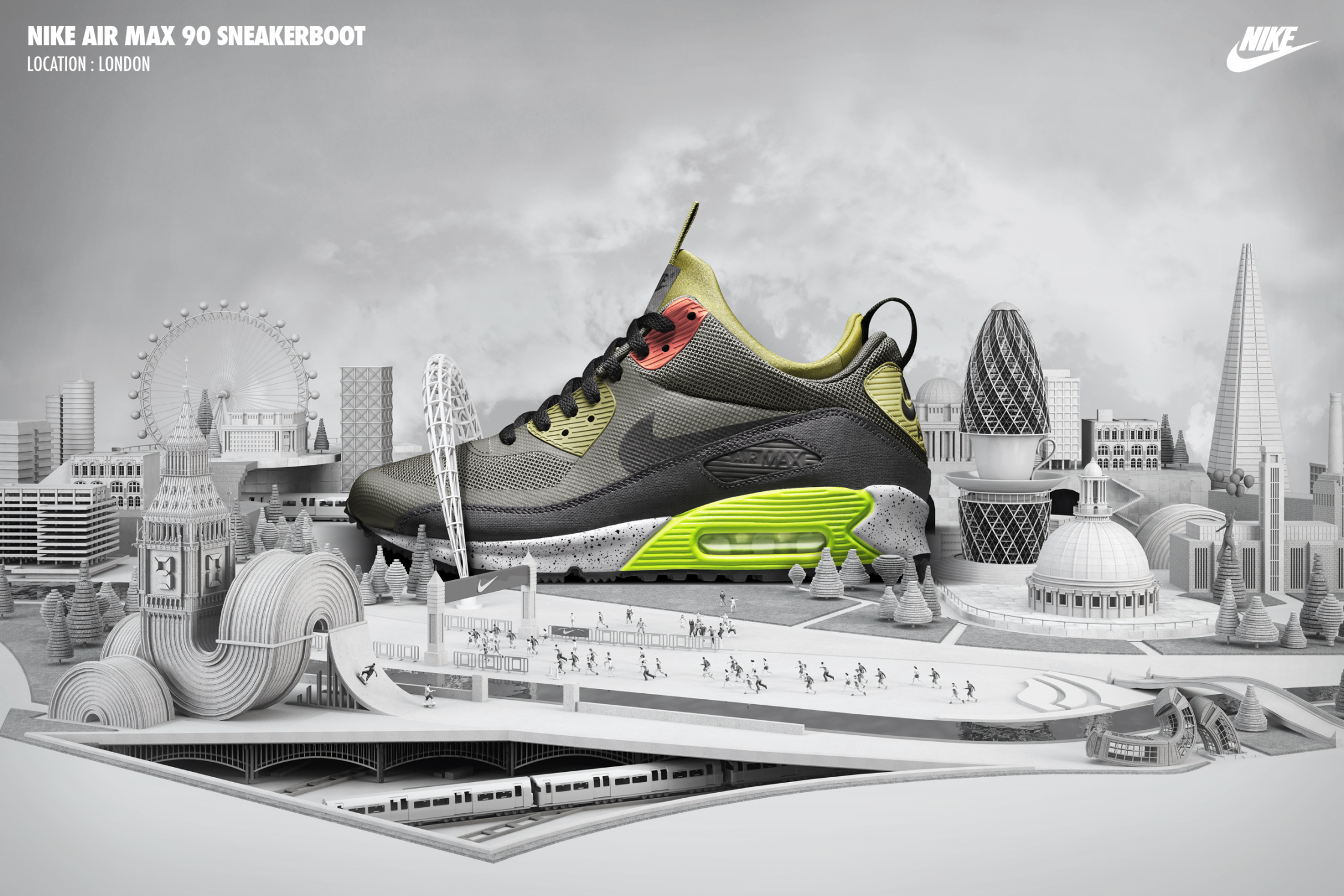 London SneakerBoots / Nike