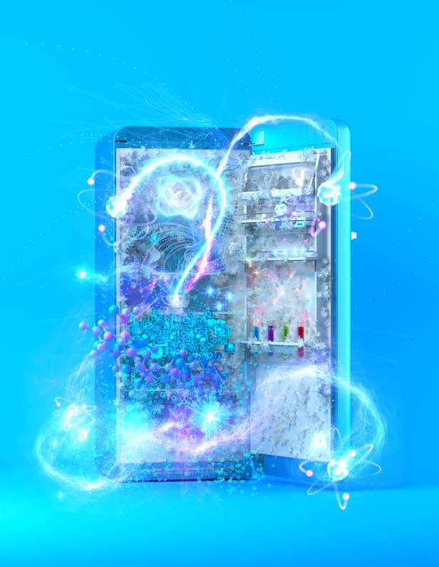 Quantum Fridge / New Scientist