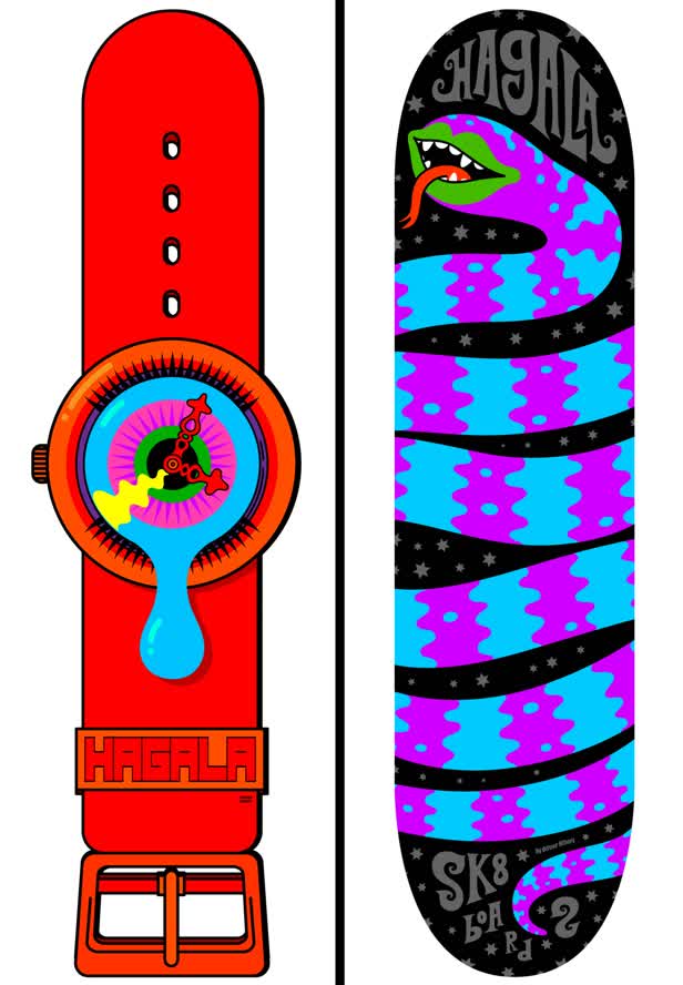 Hibert Time Machine + Snakeboard