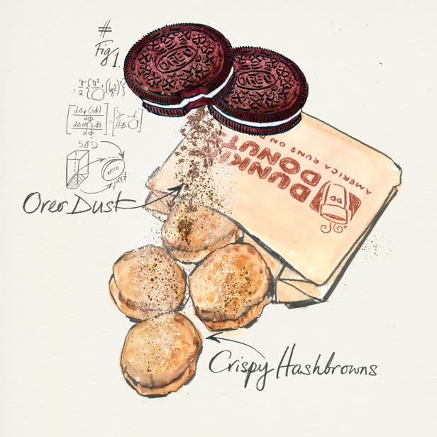 Hash Browns & Oreo Dust