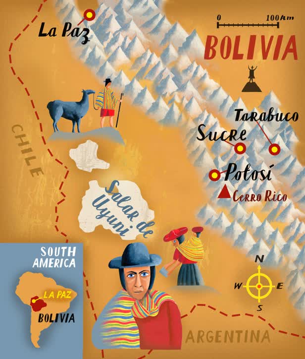 Bolivia Map