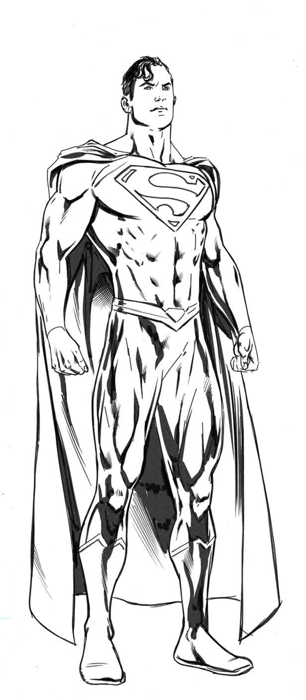 Action Comics / Cover 988 Figure Sketch 1