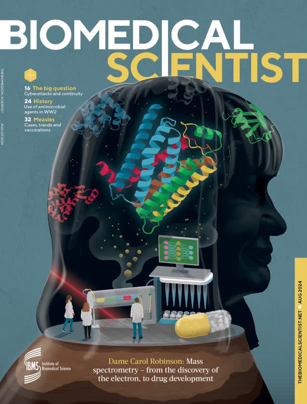 Dame Carol Robinson cover feature / Biomedical Scientist Magazine