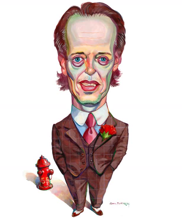 Steve Buscemi / Course Demo Painting