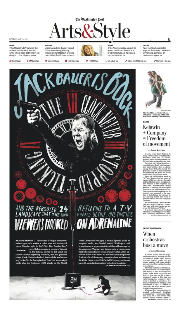 The Washington Post "24 - Jack Bauer is Back"