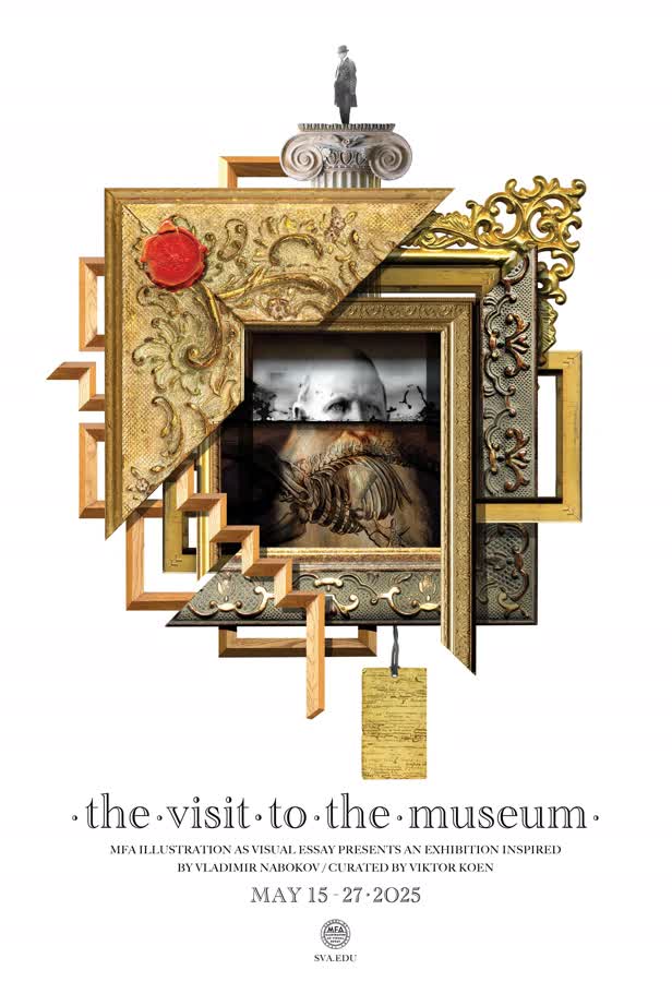 Visit to Museum exhibition poster / NY School of Visual Arts