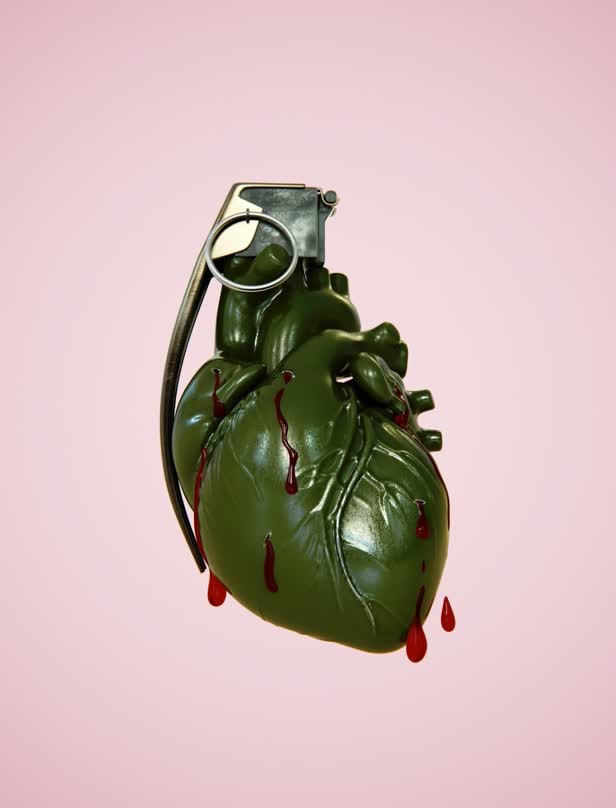 Grenade Heart / Men's Health Magazine