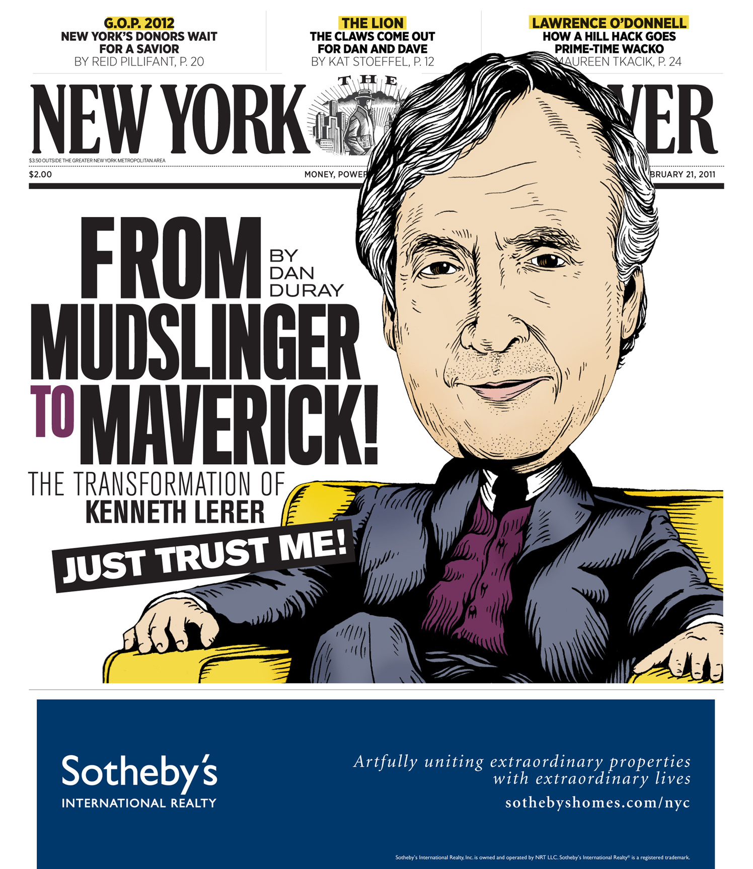 From Mudslinger To Maverick! / The New York Observer