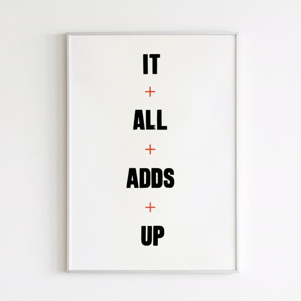 Cliché Series 'It All Adds Up'