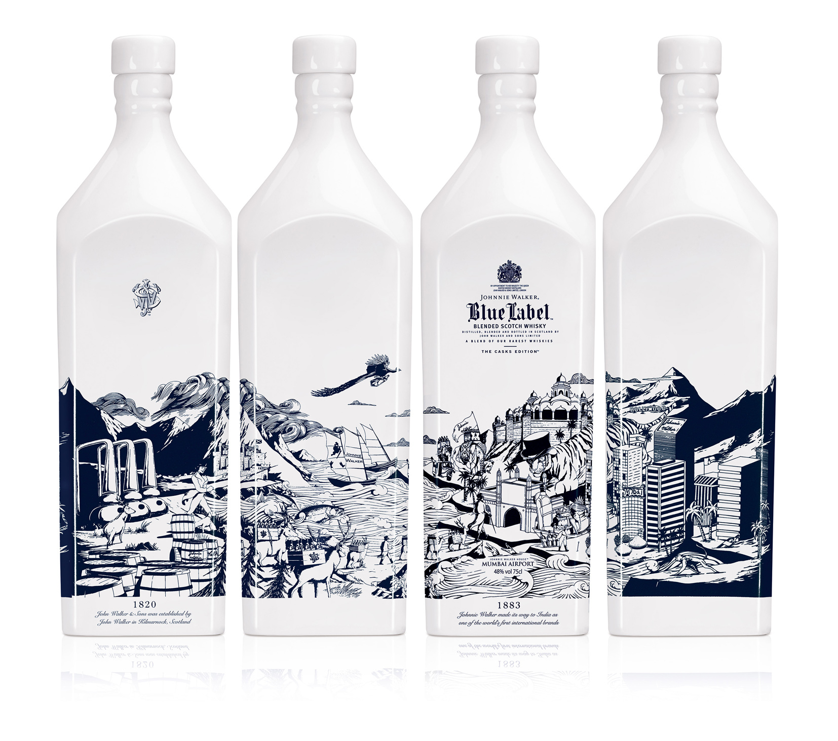 Johnnie Walker Blue Label / Mumbai Bottle