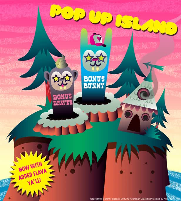 Pop Up Island App Game