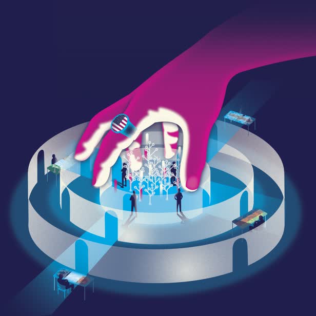 US controls AI access to G7 / Al Majalla Magazine