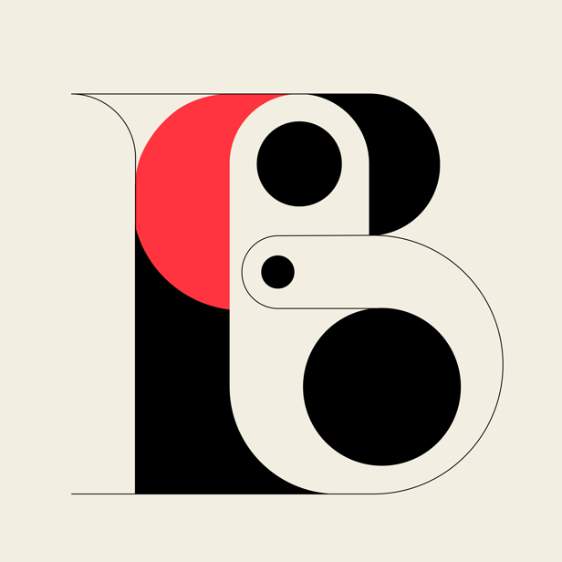 B