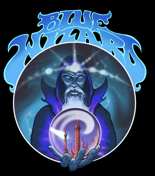 Label art Blue Wizard / Widowmaker Brewing