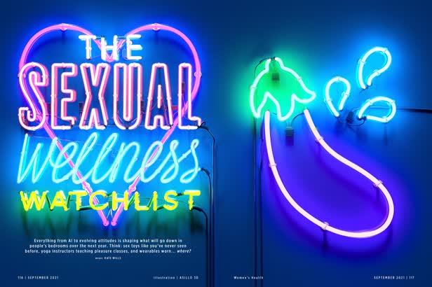 Sexual Wellness neon / Women's Health Magazine