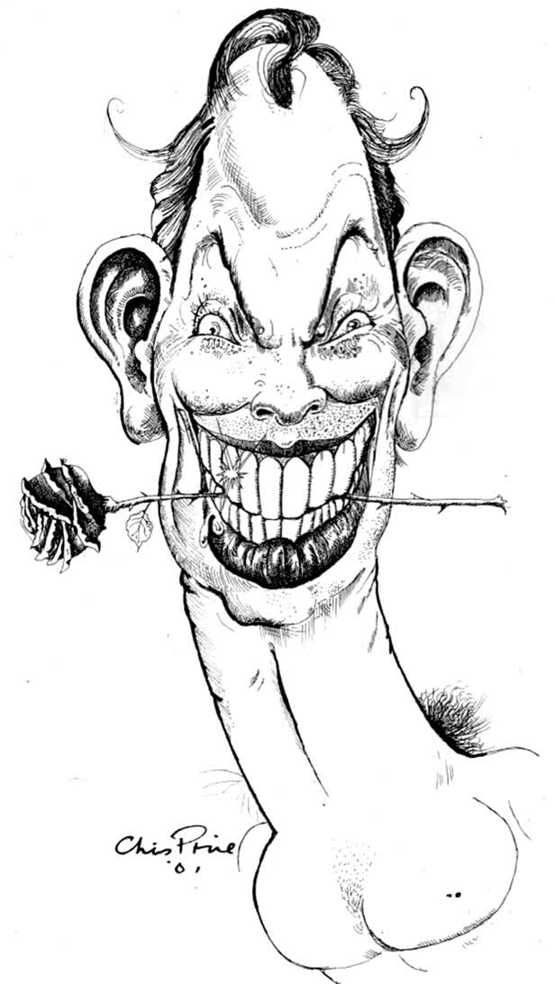 Tony Blair Cartoon / Erotic Review
