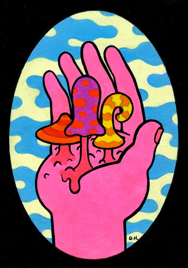 Mushroom Gloom Suite Hand