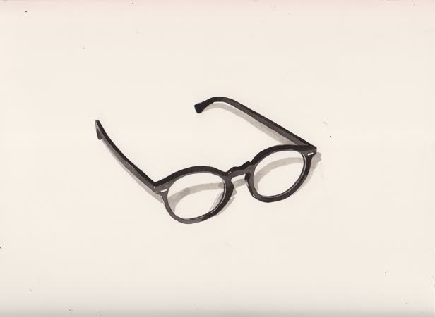 Glasses Watercolour